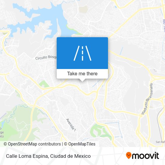 Calle Loma Espina map