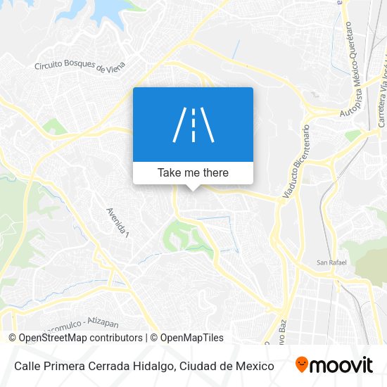 Calle Primera Cerrada Hidalgo map
