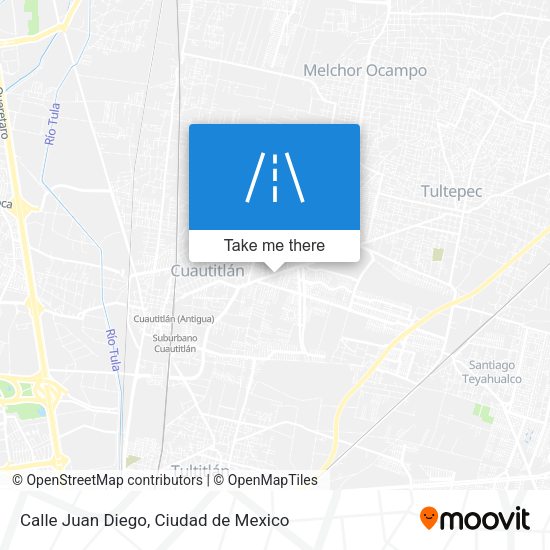 Calle Juan Diego map