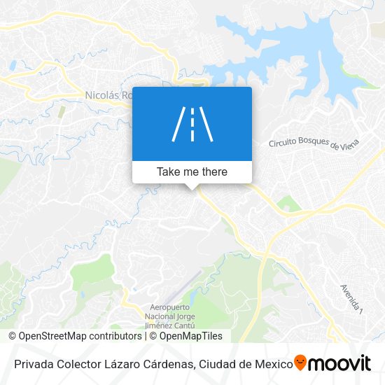 Privada Colector Lázaro Cárdenas map