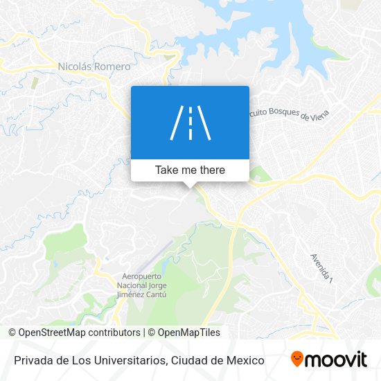 Privada de Los Universitarios map