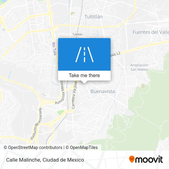Mapa de Calle Malinche