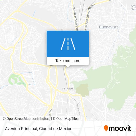 Avenida Principal map
