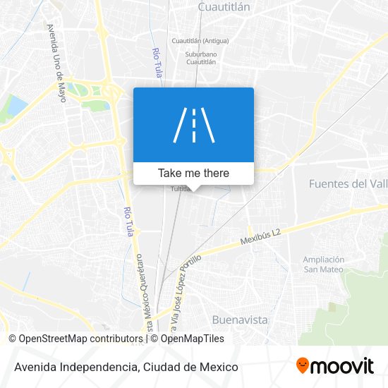 Mapa de Avenida Independencia