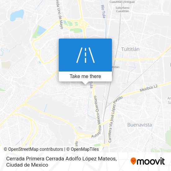 Cerrada Primera Cerrada Adolfo López Mateos map