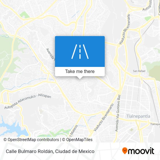 Mapa de Calle Bulmaro Roldán