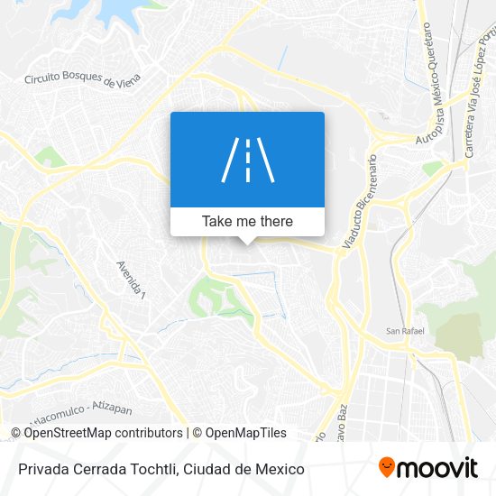 Privada Cerrada Tochtli map