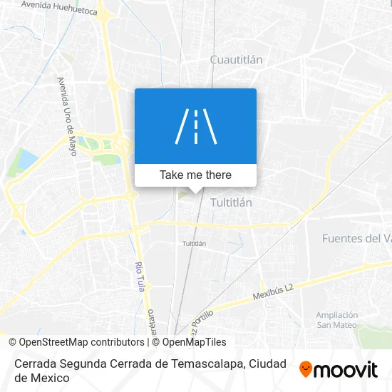 Cerrada Segunda Cerrada de Temascalapa map