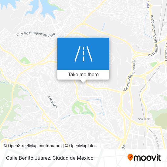 Calle Benito Juárez map