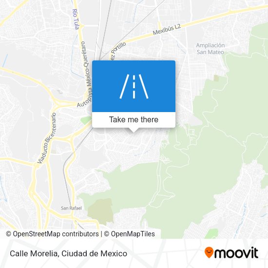 Calle Morelia map