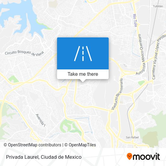 Privada Laurel map