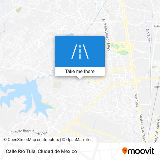 Calle Río Tula map