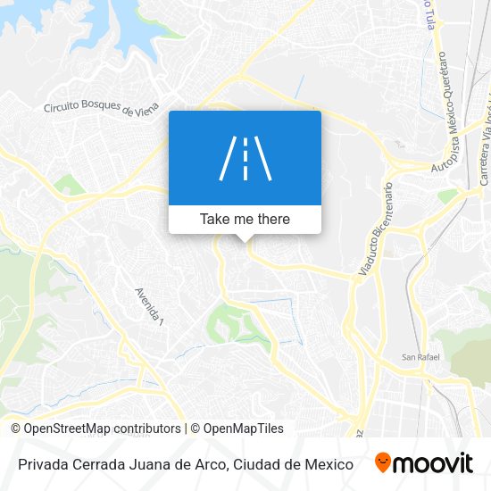 Privada Cerrada Juana de Arco map