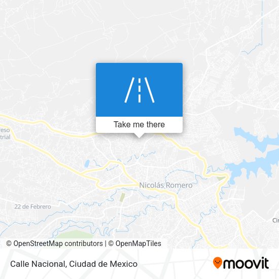 Calle Nacional map