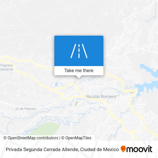 Privada Segunda Cerrada Allende map