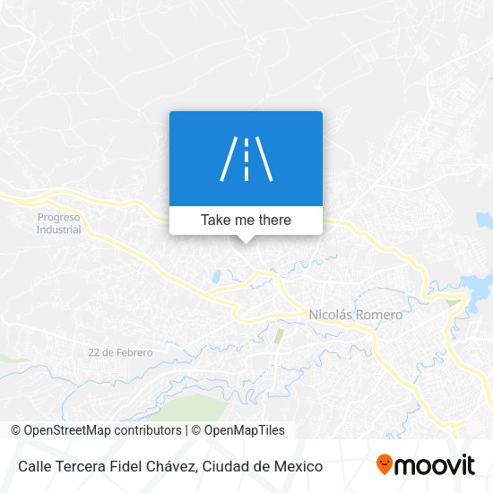 Calle Tercera Fidel Chávez map