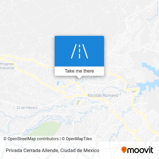Privada Cerrada Allende map