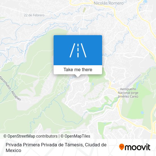 Privada Primera Privada de Támesis map