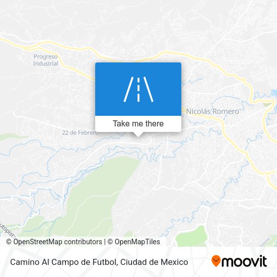 Camino Al Campo de Futbol map