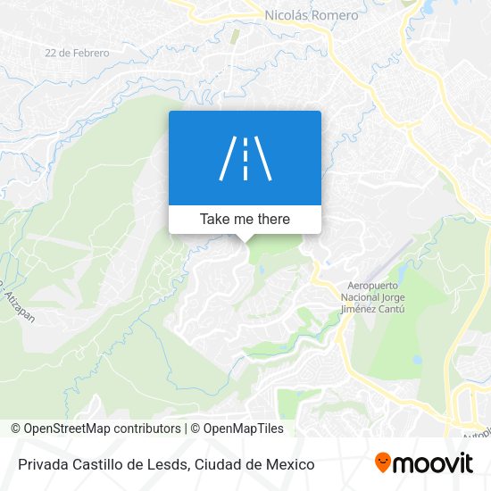 Mapa de Privada Castillo de Lesds