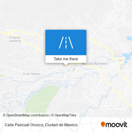 Mapa de Calle Pascual Orozco