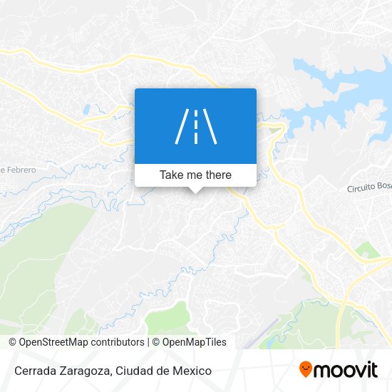 Cerrada Zaragoza map