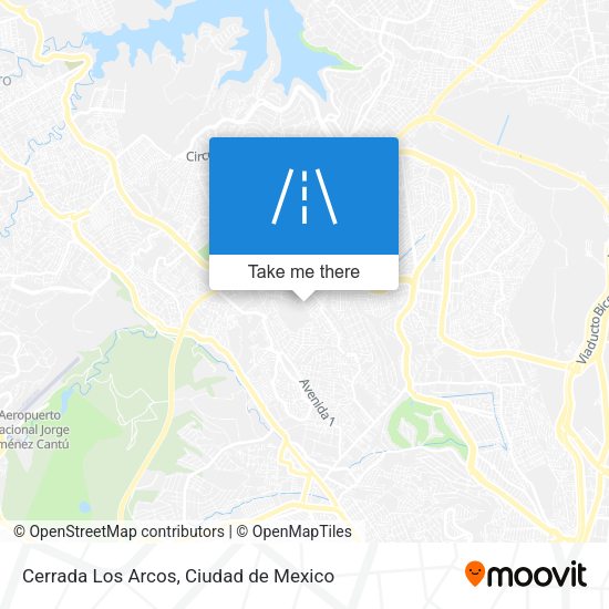 Mapa de Cerrada Los Arcos