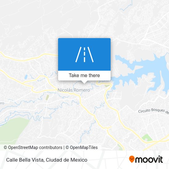 Calle Bella Vista map