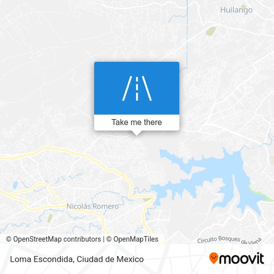 Mapa de Loma Escondida