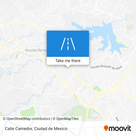 Calle Camedor map