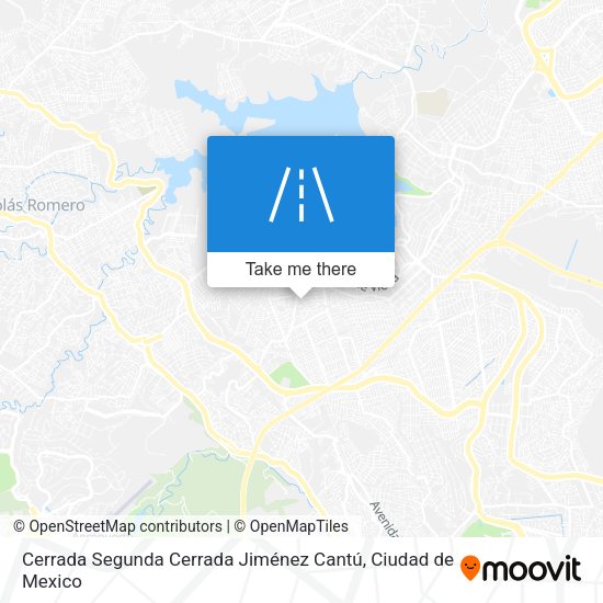 Cerrada Segunda Cerrada Jiménez Cantú map