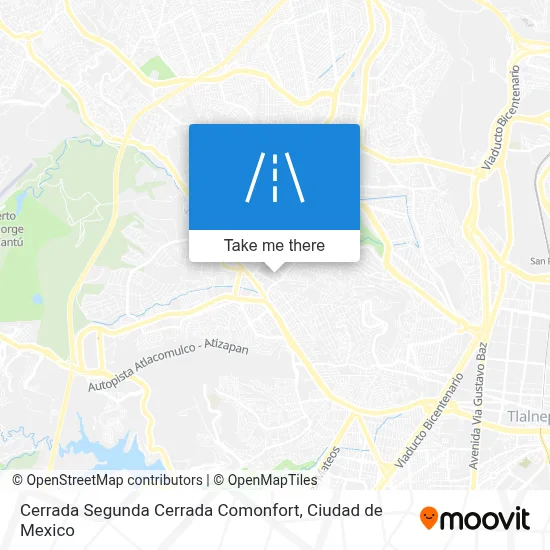 Cerrada Segunda Cerrada Comonfort map