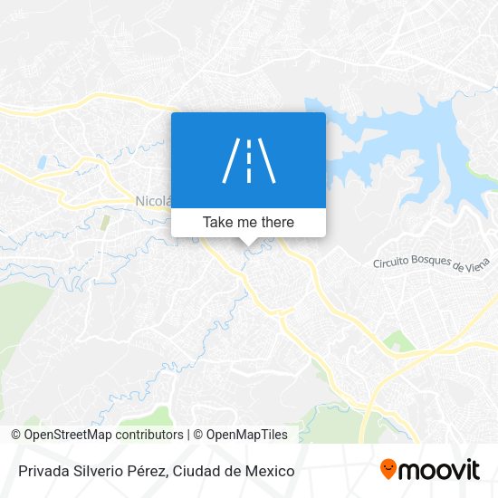 Privada Silverio Pérez map