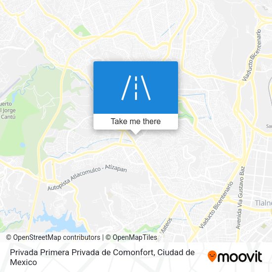 Privada Primera Privada de Comonfort map