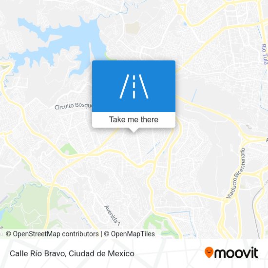 Calle Río Bravo map