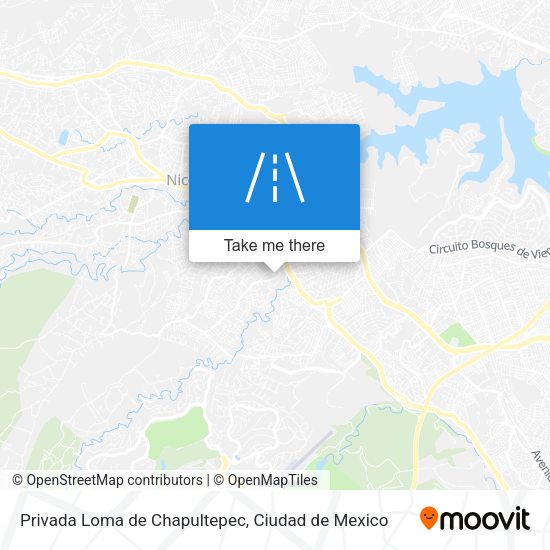 Mapa de Privada Loma de Chapultepec