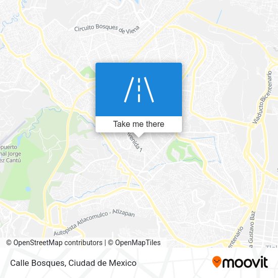 Calle Bosques map