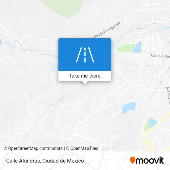 Mapa de Calle Alondras
