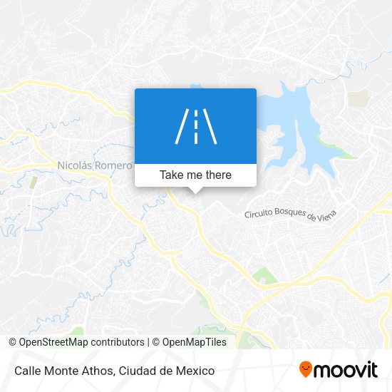 Calle Monte Athos map