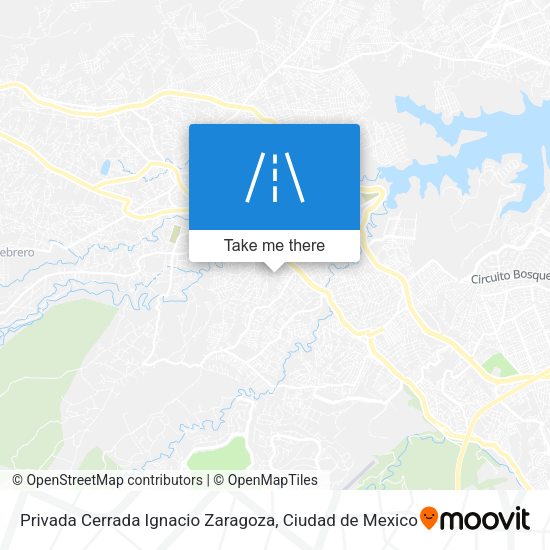 Privada Cerrada Ignacio Zaragoza map