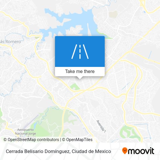 Cerrada Belisario Domínguez map
