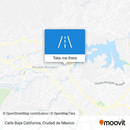 Calle Baja California map