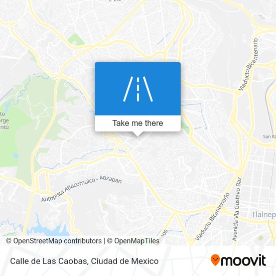 Mapa de Calle de Las Caobas