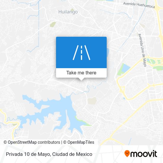 Privada 10 de Mayo map