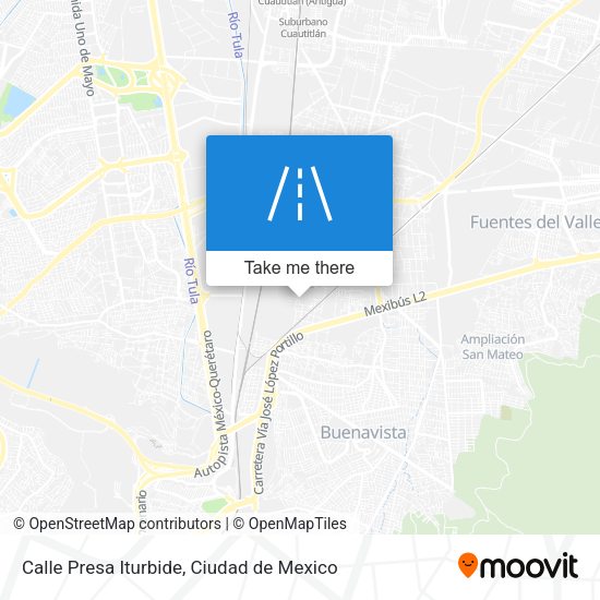 Calle Presa Iturbide map