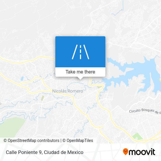 Calle Poniente 9 map