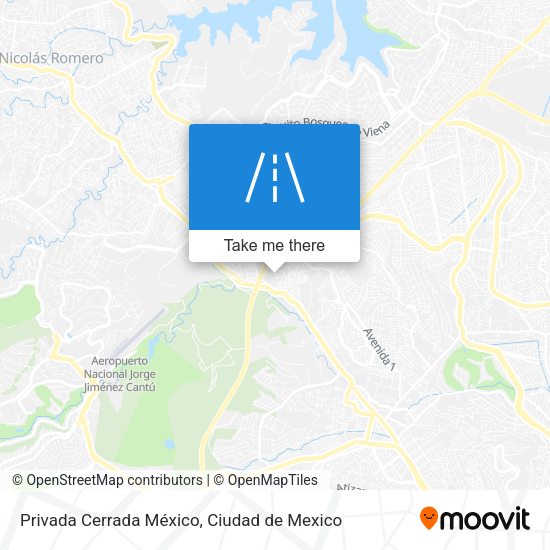 Privada Cerrada México map