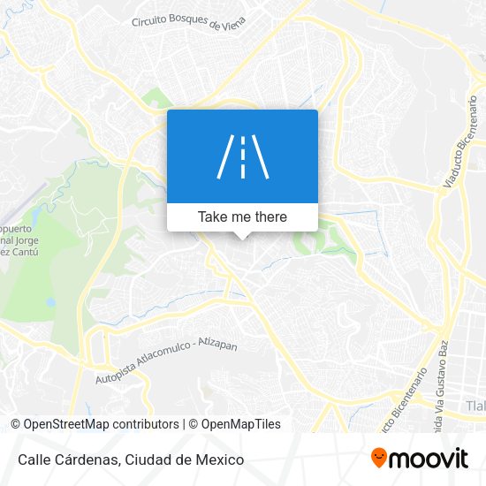 Calle Cárdenas map