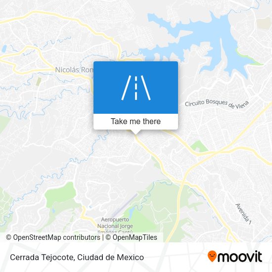 Mapa de Cerrada Tejocote