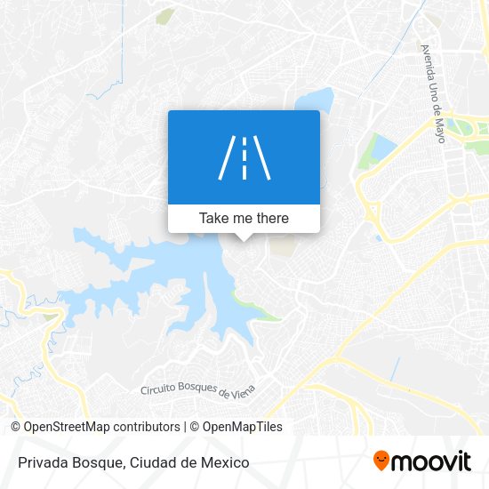 Privada Bosque map